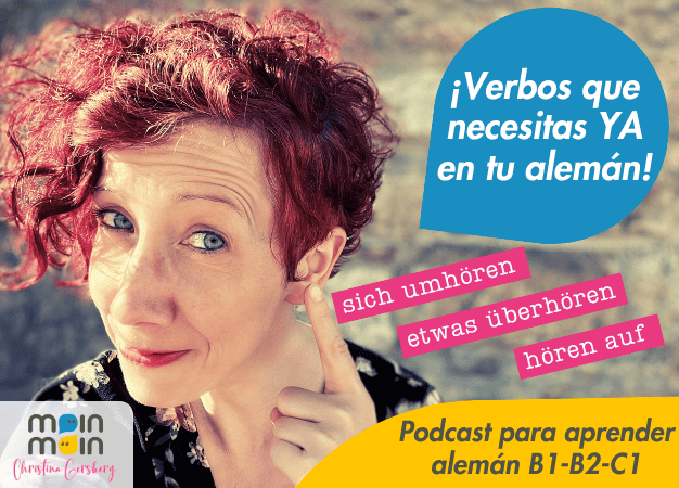 Descubre verbos alemanes con “hören” para mejorar tu vocabulario y sonar natural en conversaciones cotidianas. Incluye sich umhören, überhören y hören auf. Ideal para nivel B1-C1.